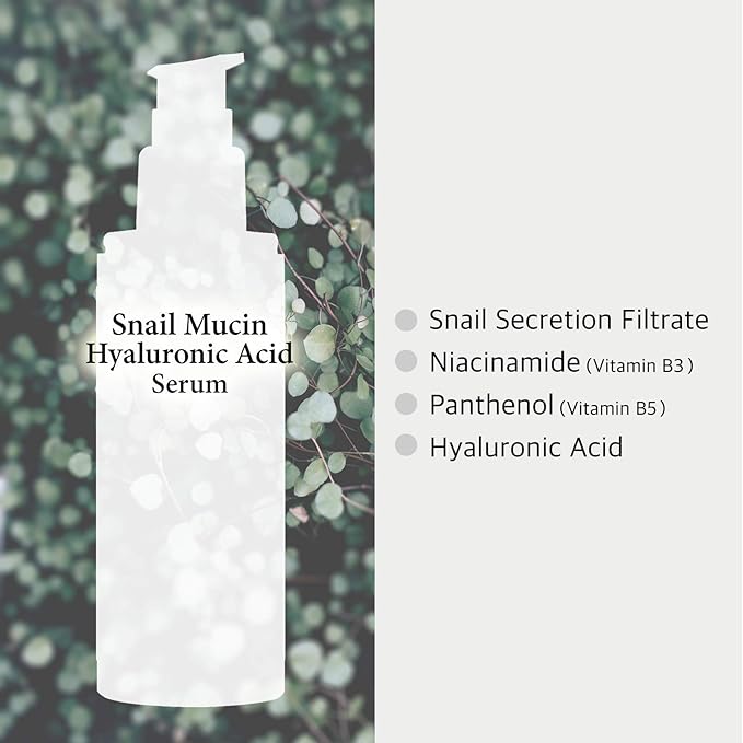 cos de baha snail mucin hyaluronic acid serum