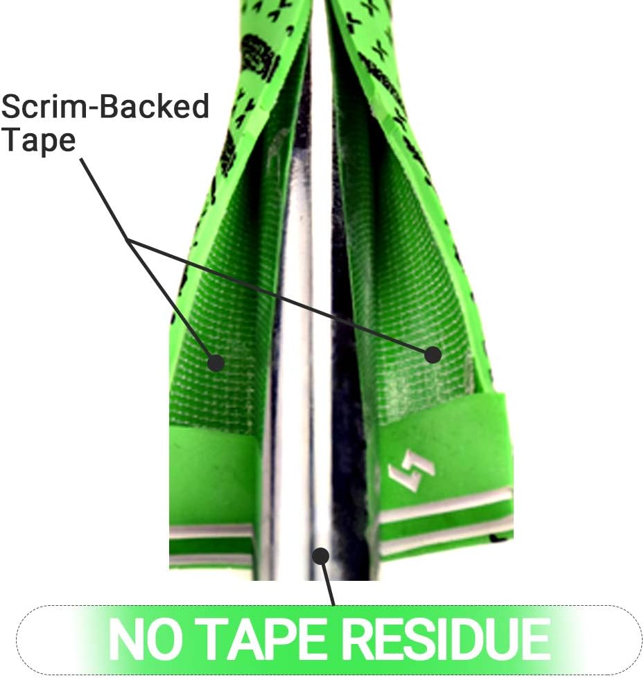 SAPLIZE Golf Regripping Kits with 15 Scrim-Backed Tapes, 5oz Solvent, Vise Clamp and Hook Blade, KIT C, 2"x10" - Image 5
