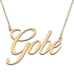 HUAN XUN Customized Custom Simple Any Name Necklace