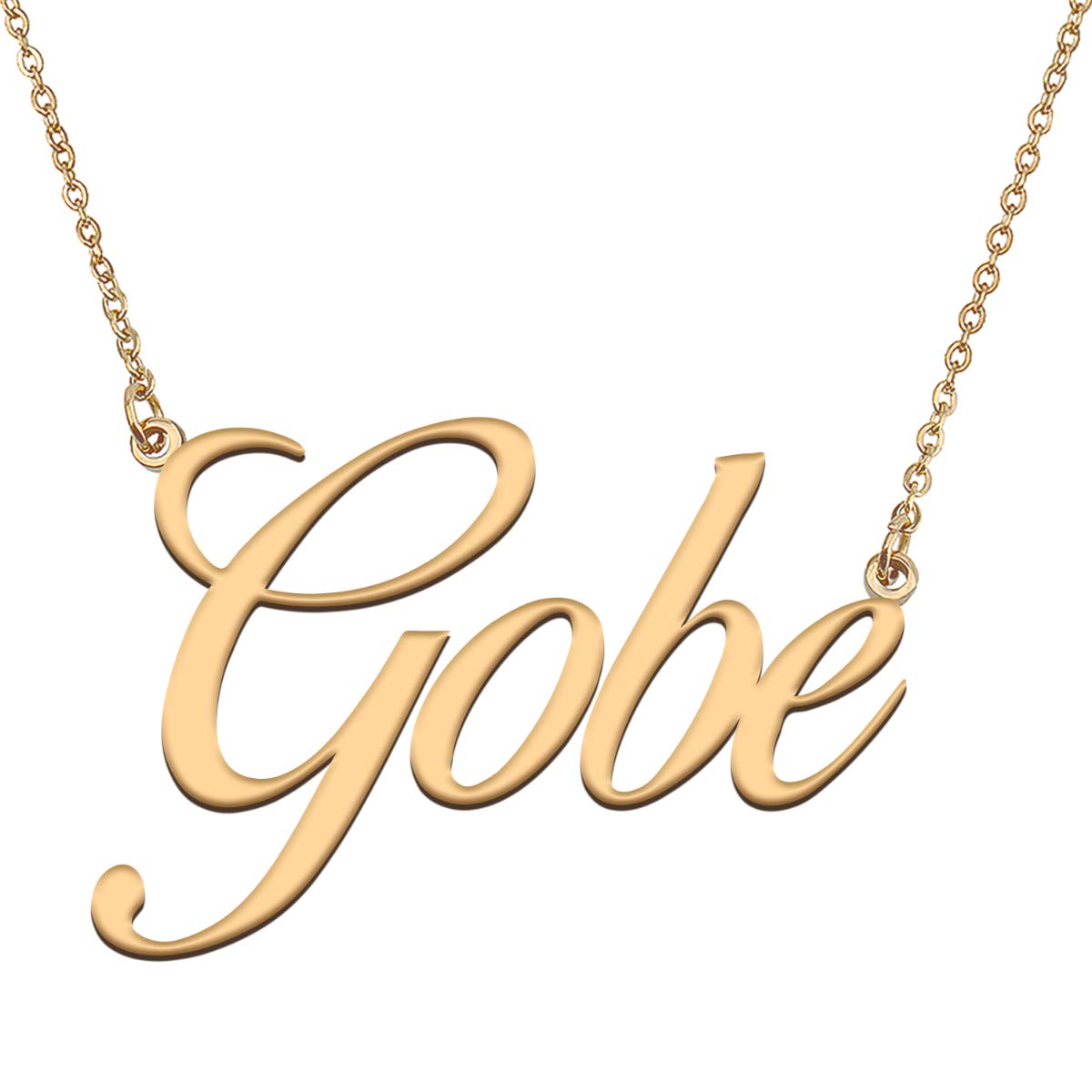 HUAN XUN Customized Custom Simple Any Name Necklace