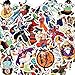 Sarissa 100PCS Cool Dragon Ball Z Vinyl Laptop Decals, Custom DBZ Sticker Sheet, Cute Anime Decals, Clear Stickers, Water Resistant & Easy Peel for No Mess Transfer (Dragon Ball Stickers 100PCS)