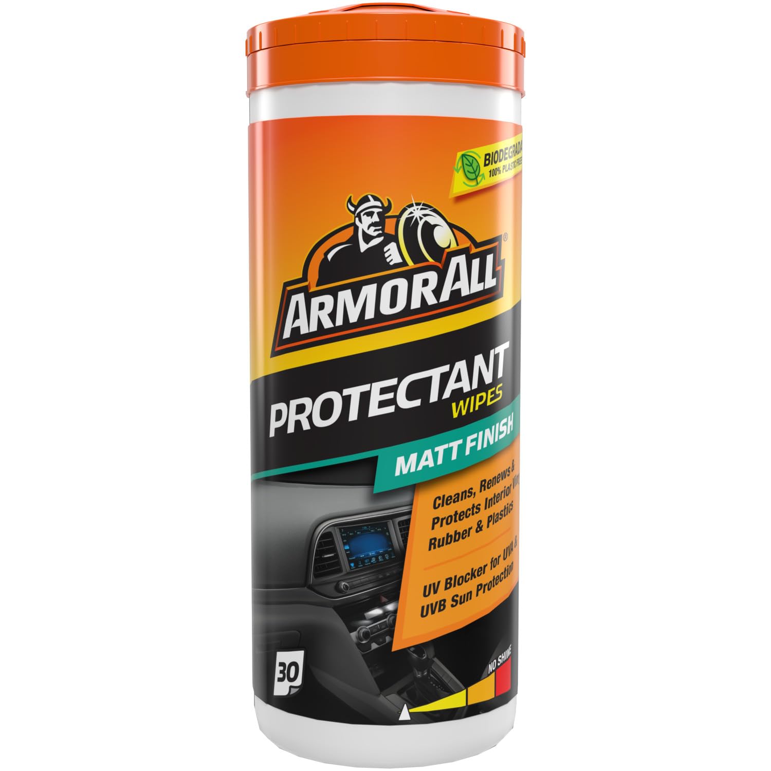 Armor All GAA35030EN Dashboard Wipes Matt Finish 30 Wipes