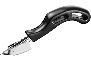 MROCO Staple Remover Tool Heavy Duty Flat Staple Puller with Ergonomic Handle, Upholstery and Carpet Staple Remover for Furniture, Floor, Carton