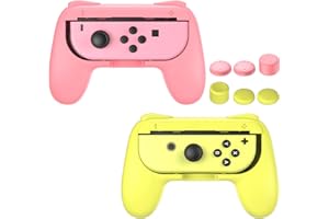 FASTSNAIL Grips Compatible with Nintendo Switch for Joy Con & OLED Model for Joycon, Wear-Resistant Handle Kit Compatible wit