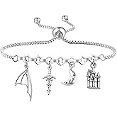 WSNANG A Court Of Thorns and Roses Merchandise Bookish Inspired Warrior Bracelet Literature Friend Gift Reader Gift