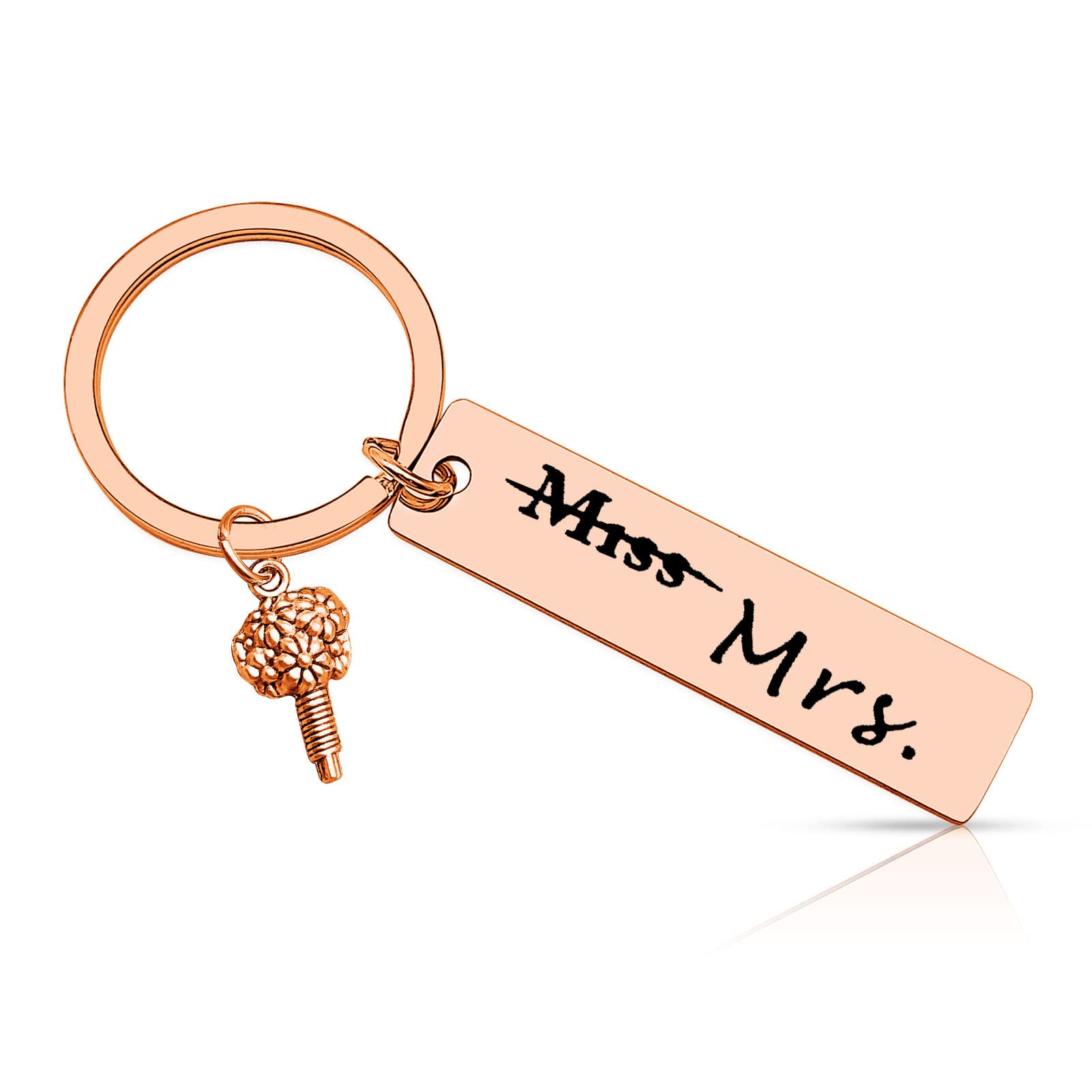 Bride To Be Gifts Keyring Bridal Shower Gifts Keychain Wedding Gift Keyring Engagement Gift for Bride from Groom Bride Gift Keychain for Fiancee Bride Bachelorette Party Gifts Daughter In Law Gift