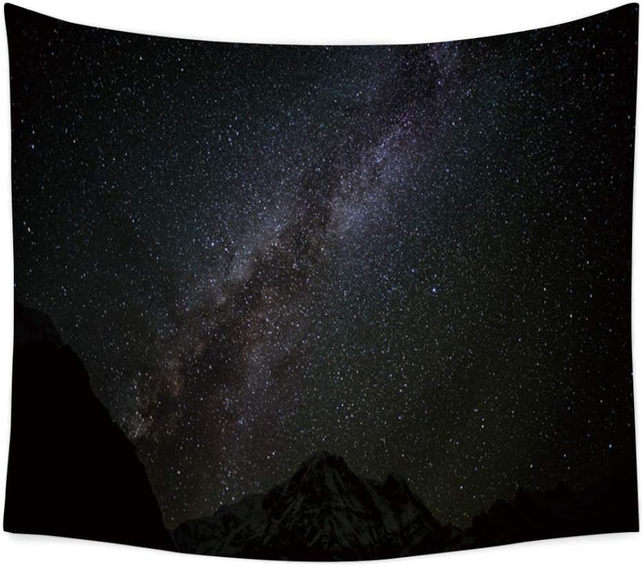OTIAN Star Galaxy Rectangle Tapestry Wall Art Hanging Beach Towel Yoga Mat Picnic Blanket Throw Rug Wall Carpet Polyester 8 Colors