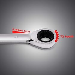 Egofine 18pc Metric Wrench Set, 6 mm - 24 mm Chrome