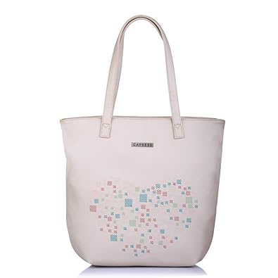 Caprese Love Womens Tote Bag (Cream)