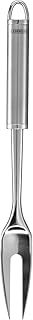 Leifheit Fleischgabel ProLine-Serie, spitze Bratengabel 33 cm, Grillgabel aus rostfreiem Edelstahl, ovaler Griff für angenehme Handhabung, Tranchierbesteck, Servierbesteck mit praktischer Aufhängeöse