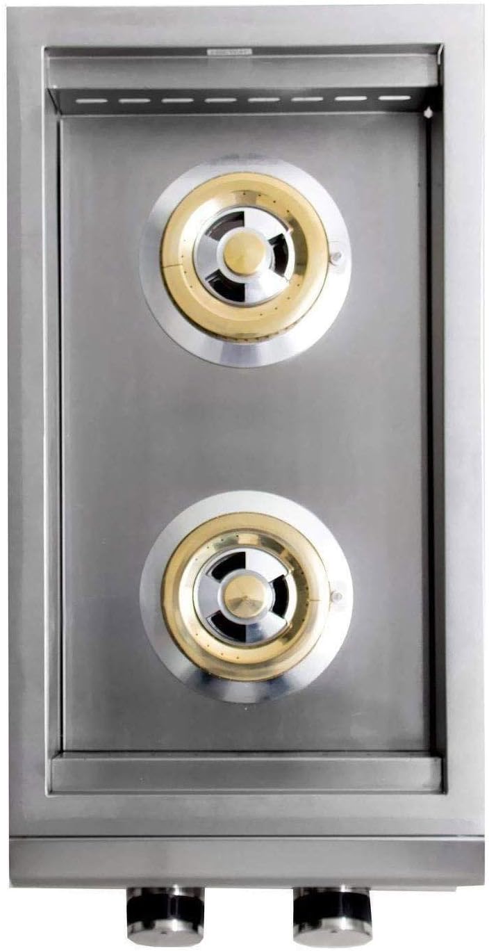 review Blaze Grills 12,000 BTU Built-In Stainless Steel LTE Outdoor Double Side Burner with Drip Tray, Propane