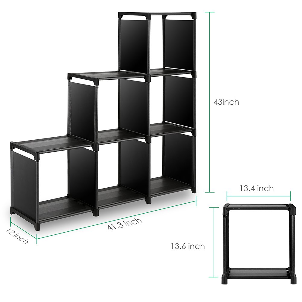 TomCare Cube Storage 6Cube Closet Organizer Shelves Storage Cubes