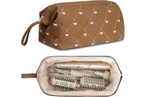 Linpr Shark Flex Style Case, Travel Hair Dryer Bag Compatible with Dyson Airwrap, Quilted Hair Tool Organizer Bag for Women, 