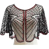 Specell 1920s Shawl Bridal Shawls Sequin Beaded Shawl And Wraps Bolero Flapper Cover Up For Evening Dresses Wedding Party Etc