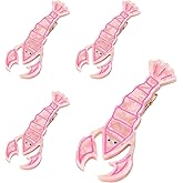 4Pcs Hair Clips – Creative Lobster, Alligator Barrettes Gift for Girls Women, Acetate Hair Accessories, Korean Style, for Thick Thin Hair