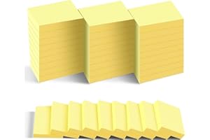 TKTB Mini Sticky Notes 1.5x2 in, 36 Pad Yellow Strong Adhesive Post, Suitable for School, Home, Office, Clean Removal