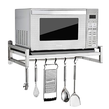 Estante del horno de microondas de acero inoxidable Estante ...