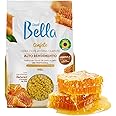DEPIL BELLA Hard Wax Beads Honey 2.2 lbs for Hair Removal | Professional Hair Removal Wax Beads | All Skin and Hair Types | Natural Ingredients