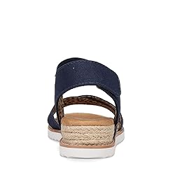 Skechers Women's Ankle-Strap Sandal, Navy, 8