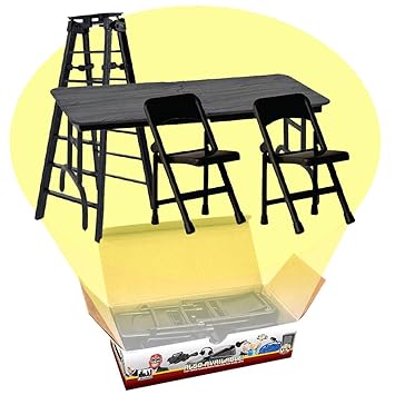 Figures Toy Company Ultimate Ladder Table Chairs Black