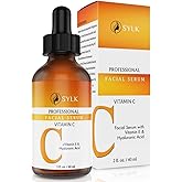Sylk Vitamin C Serum For Face with Hyaluronic Acid & Vitamin E – Brightening Serum – Treatment for Anti Aging, Dark Spots, Tone, Fine Lines & Wrinkles - Microneedling - Korean Skincare - 2 fl oz