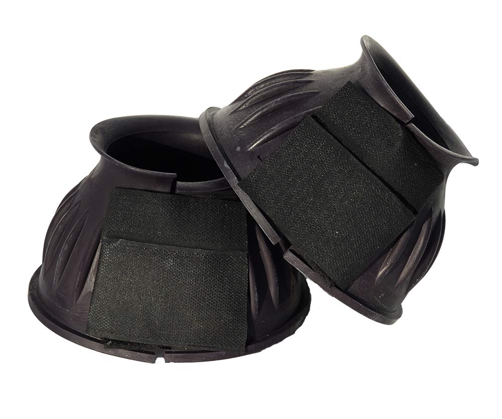 Rhinegold Velcro Over-Reach Boots - Small - Plum