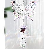 Funnli Best Friend Birthday Gifts for Women Crystal Suncatcher, Galentines Day Gifts for Friend Women Sister, Birthday Mothers Day Retirement for Friends Window Hangings Home Decoration