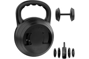 Nimsqury 2-1 Adjustable Kettlebells Set, Kettle bell Weights Set (10lb-25lb), Adjustable Dumbbell for Women/Men Home Gym Workout Strength Training