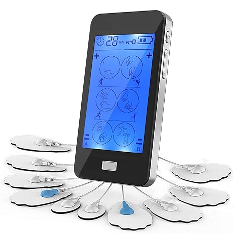 Guisee T101 Tens EMS Geräte Reizstromgerät Tragbares Massagegerät Elektrischer Puls Massage Wiederaufladbares Therapie-Gerät 