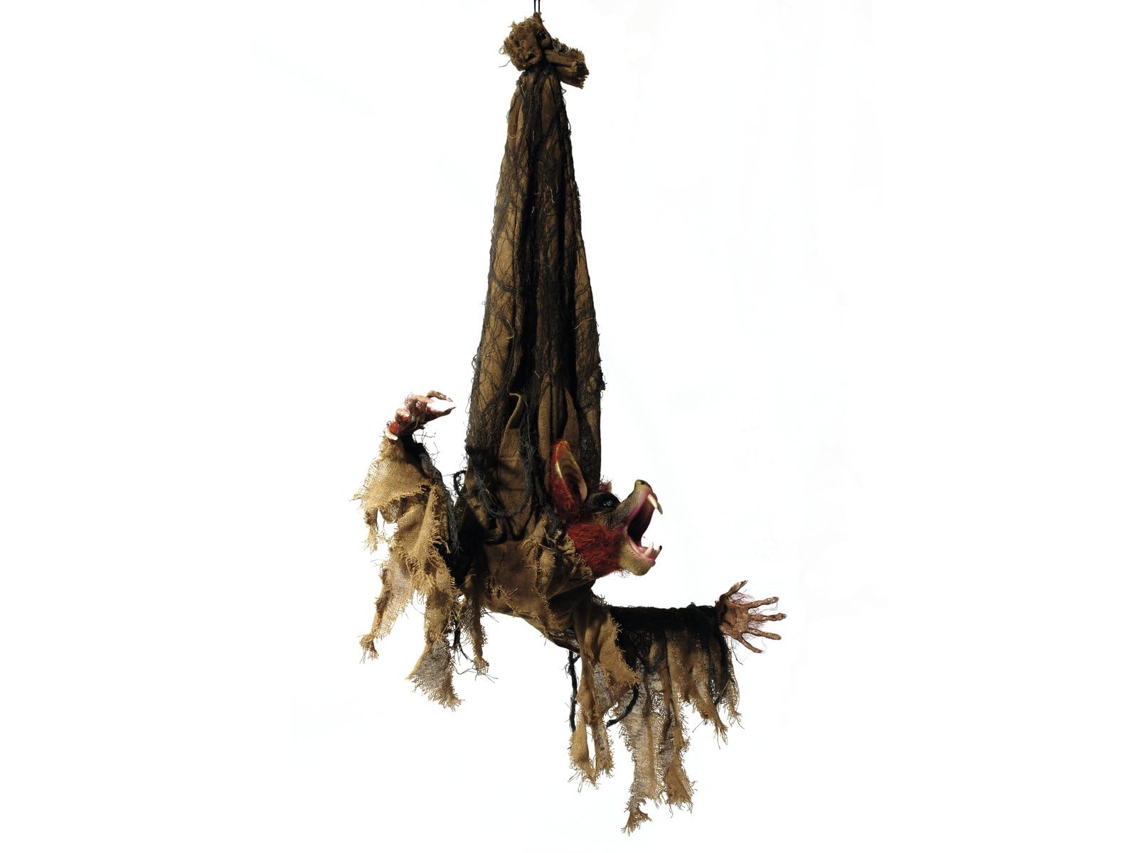 EUROPALMS Halloween Figure BAT, animated 95cm | Halloween decoration bat, animated