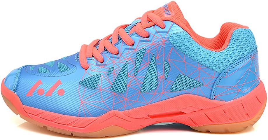 Womens Tennis Shoes Professional Althletic Badminton Sneakers (US-10, Light Blue)