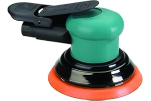 Dynabrade (59035) Dynorbital-Spirit 5" (127 mm) Diameter Random Orbital Sander, Non-Vacuum | Proportionate 3/32" (2.5 mm) Diameter Orbit | 12000 RPM Pneumatic Motor