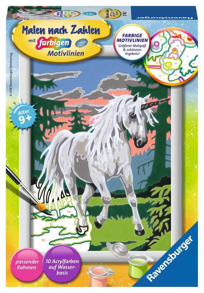 Ravensburger Malen nach Zahlen 27782 Unicorn - For Children from 7 Years