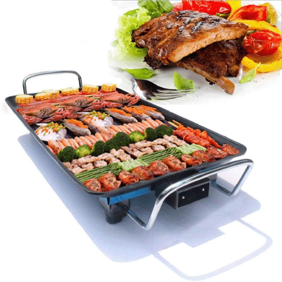 无 Electric Smokeless Table Top Grill, Teppanyaki Grill