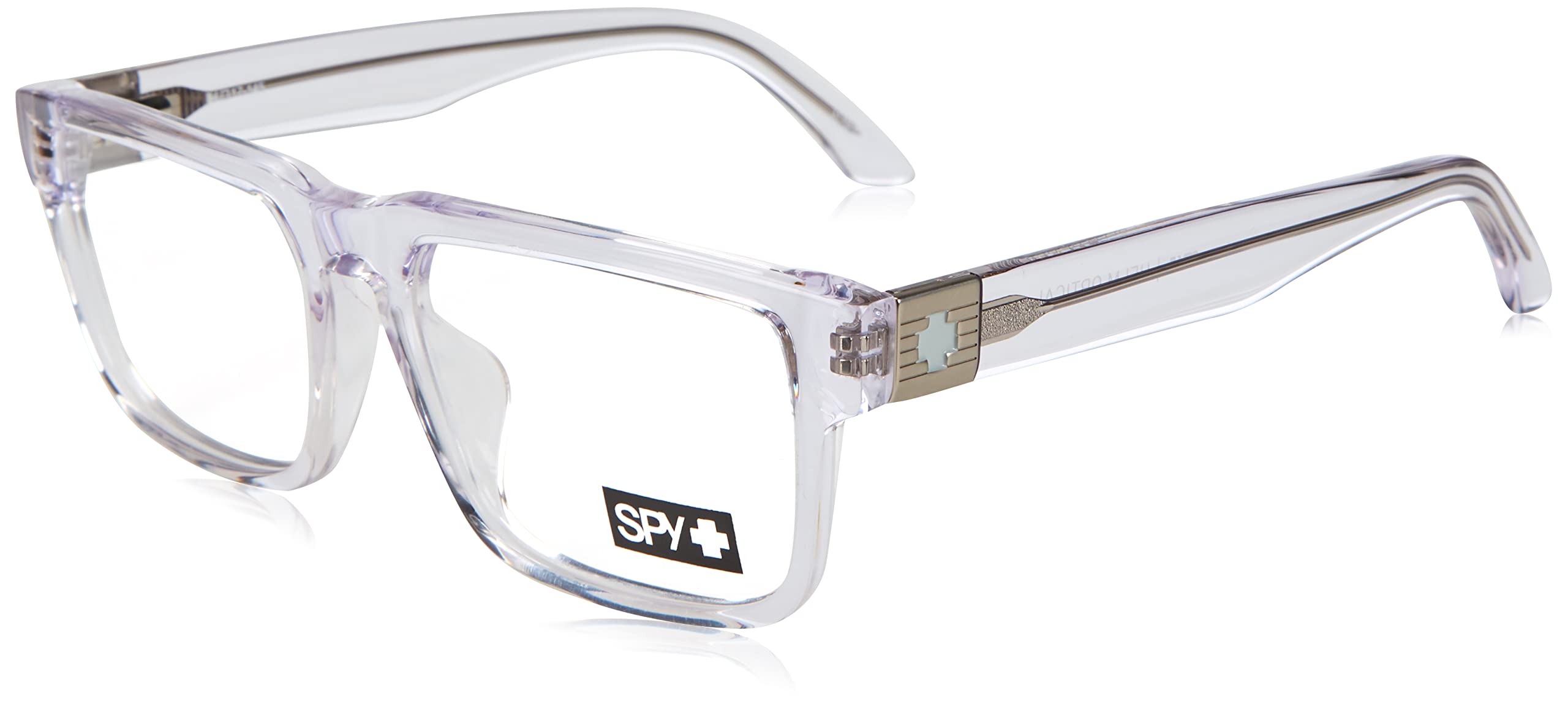 Spy Helm Optical 54 Glasses, Crystal, Unisex Adult