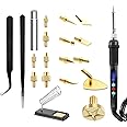 RETUXEP 21PCS 3D Printing Accessories Smoothing Tool Kit, 3D Printing Modify Finishing Tool Soldering Welding Iron Kit Heat Insert Brass Nut Kit-Smoothing Tool Kit-Set