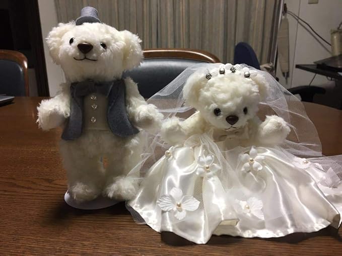 Amazon Co Jp ホビーラホビーレのウェディングベア人形 キットの手作り くまの新郎 新婦 セット 結婚式 お祝い プレゼント ぬいぐるみ ウエルカム人形 303 ホビー 通販