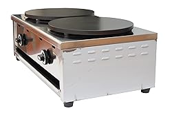 BREVELTION Commercial Double Burner Crepe Making