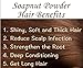 mi nature USDA CERTIFIED Organic Aritha Powder/Soap nut Powder(SAPINDUS MUKOROSSI) FOR SILKY HAIRS/100% Pure, Natural and Organic - (114g)/4 ounces - OXO/BIODEGRADABLE Resealable Zip Lock Pouch