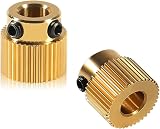 AEDIKO 10x 40T Extruder Gear 5mm Bore Brass 3D Printer Drive Wheel + Wrench view 4