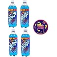 Faygo Blueberry Raspberry 23oz, 4 Pack Bundle with Exotic Blvd Coaster