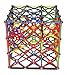 Magz-X64 Magnetic Building set consisting of 16 X pieces, 16 Bars and 32 Steel Balls