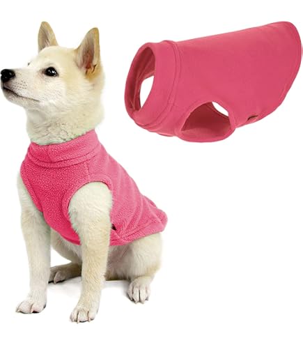 Gooby Microfiber Stretch Fleece Dog Vest - Pink, 5X-Large, Pullover Design For Warmth & Comfort - View #7
