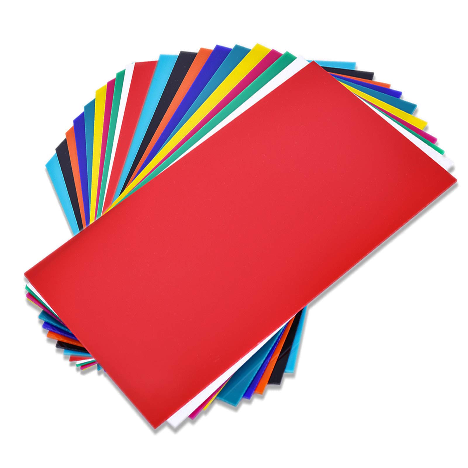 Megaton 20 Pieces Engraving Colored Acrylic Sheet Plastic Sheet 12 €œ —20 € — 0.118 €œ