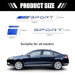 Kewucn 14 PCS Reflective Car Decal