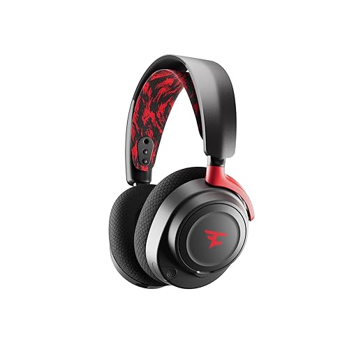 SteelSeries Arctis Nova 7 FaZe Clan Edition Multi-Platform Premium Wireless Gaming Headset — Limited Edition — Dual Wireless 2.4 GHz & Bluetooth 38 HR Fast Charge Battery – PC, PS, Mac, Mobile, Switch