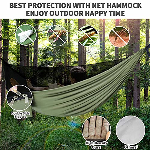 Camping Hammock Hammocks with Mosquito Net Tent and Rain Fly Tarp
