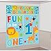 Amscan One Wild Boy 1st Birthday Scene Setters Wall Decorating Kit, 59