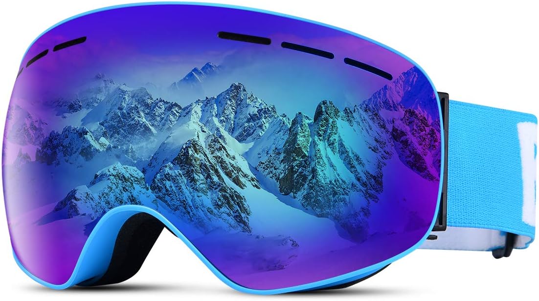 Funkprofi OTG Ski Goggles, Over Glasses Ski/Snowboard Goggles for Men