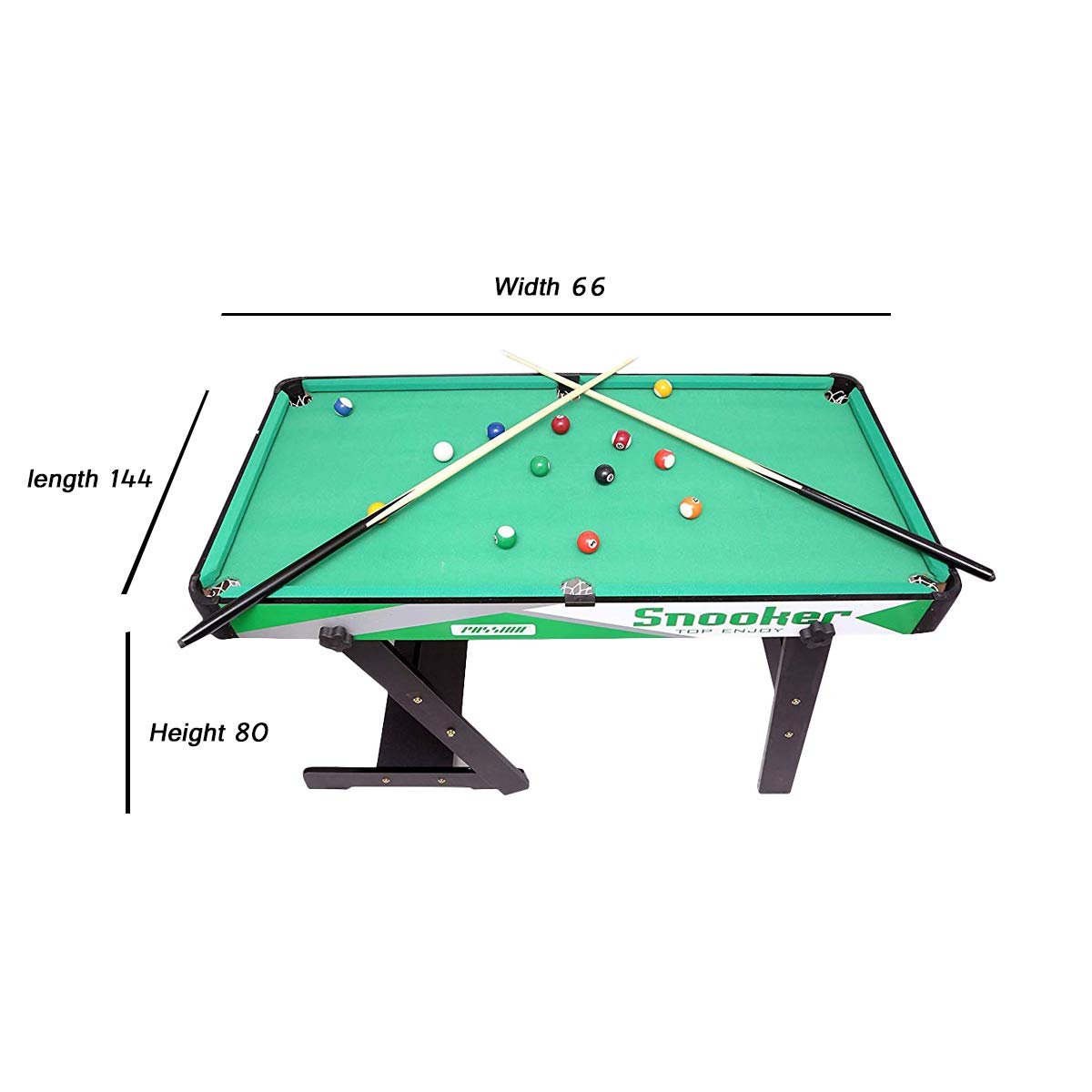 Buy Sp Traders Pool Snooker Table With Multicolor Balls And 2 Cue